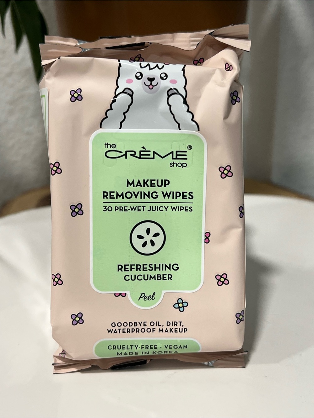 Creme Shop 2 Pack Refreshing Cucumber Makeup Removing Wipes